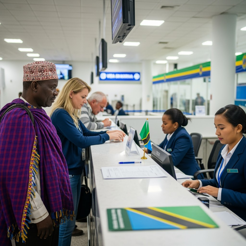Airport Immigration Counter for Visa on Arrival
