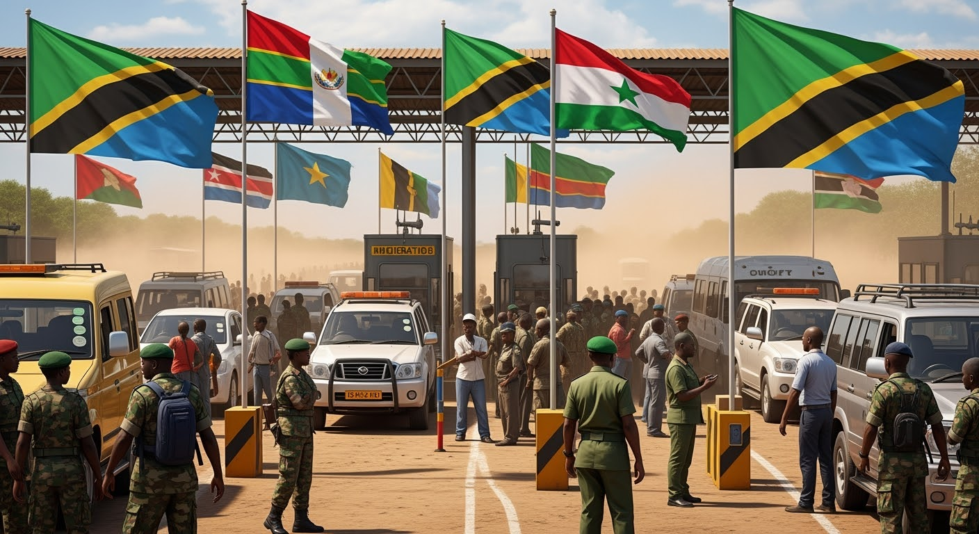Poste de contrôle frontière Tanzanie